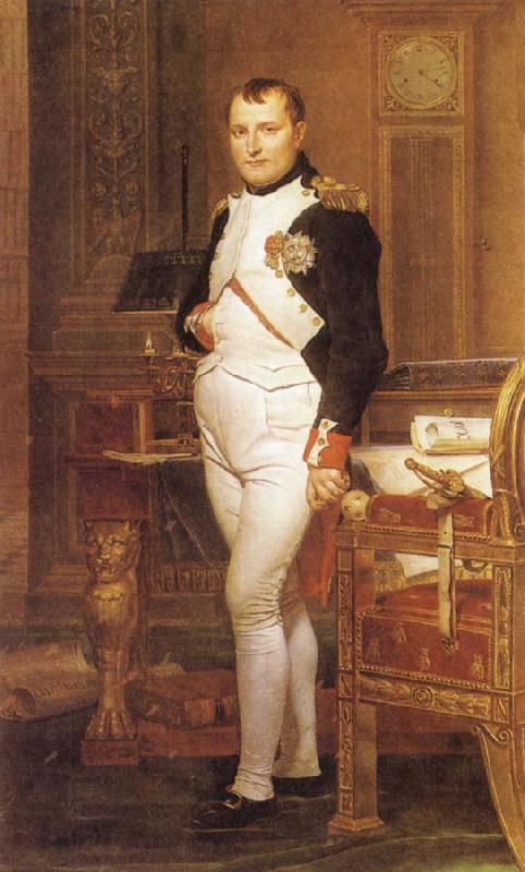 Jacques-Louis David Napoleon in his Study oil painting picture